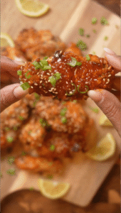 Crispy Gochujang Wings with Yuzu Mandarin